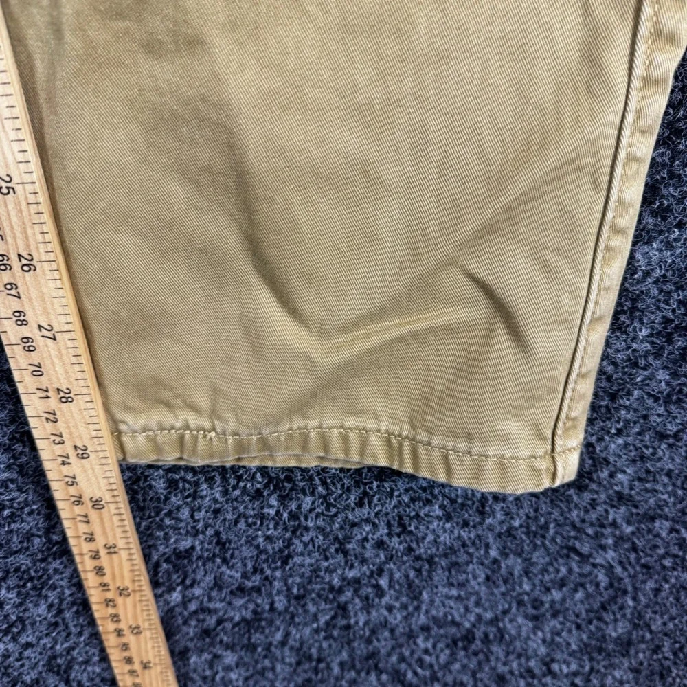Levis Mens Khaki Tan Cotton Twill Straight Leg Cargo Pants